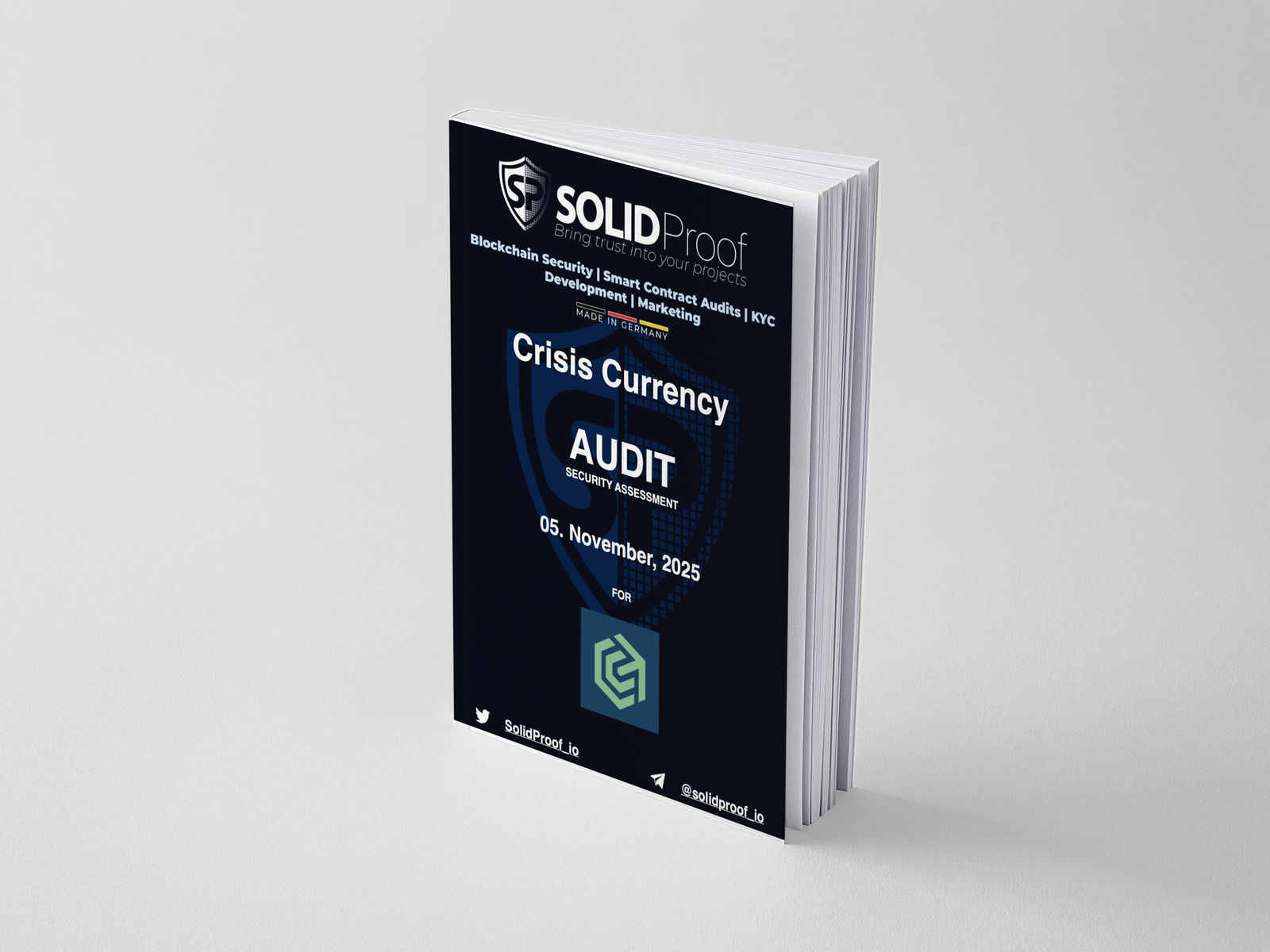 Audited by Solid Proof - 100 % TrustNet Score | CCTOK - Crisis Currency ...